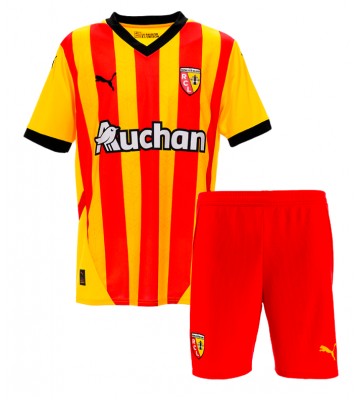 RC Lens Primera Equipación Niños 2024-25 Manga Corta (+ Pantalones cortos)